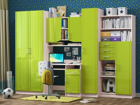 Стенка Юнга МДФ (Ш- 3000 х В- 2000 см х Г- 570 мм)/Разные Цвета