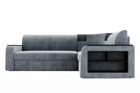 Диван Угловой Фаворит с ножками-кубышками/Ш-2460 х Г-1810 х В-880 мм/Спальное место Ш-1350 х Г-2000 мм