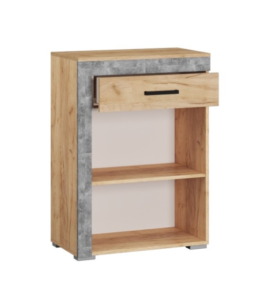 Обувница закрытая Галант, дуб крафт/ателье