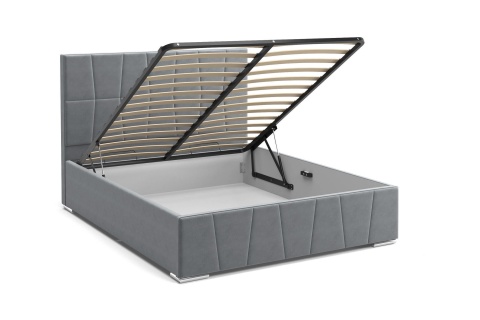Кровать Пассаж серая