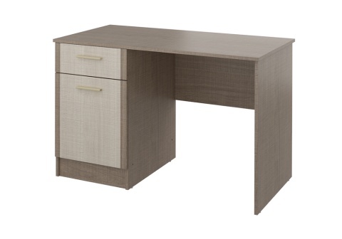 Стол компьютерный Юта крослайн карамель / латте